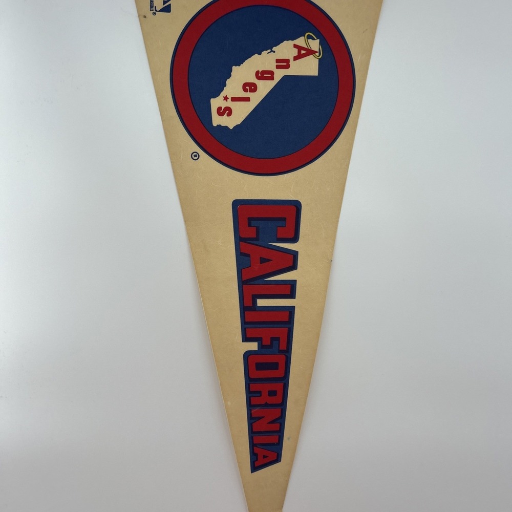 Vintage California Angels MLB Authentic Full Size Felt Pennant 30" - Picture 4 of 6
